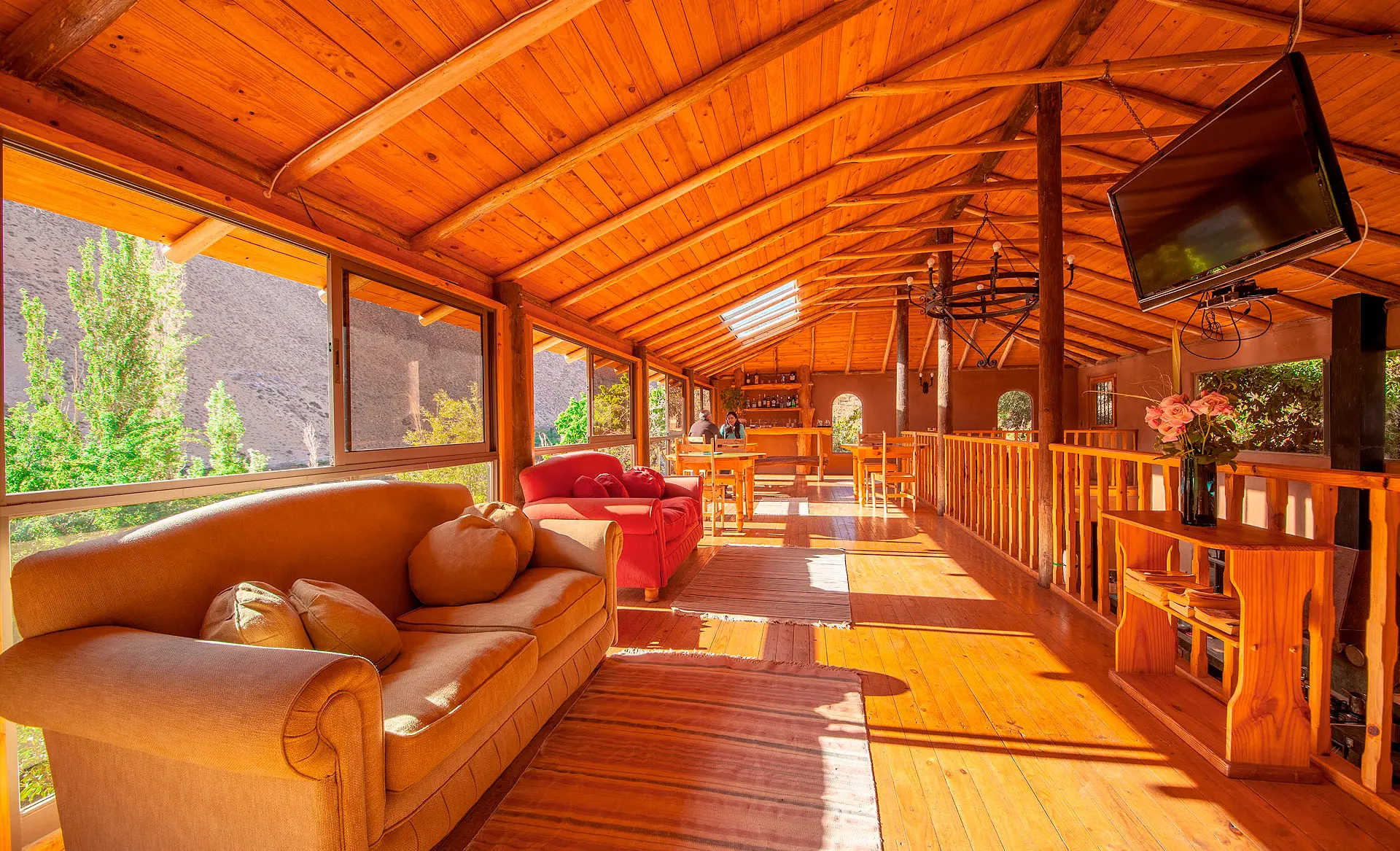 Sala de estar de Casona Distante, Valle de Elqui