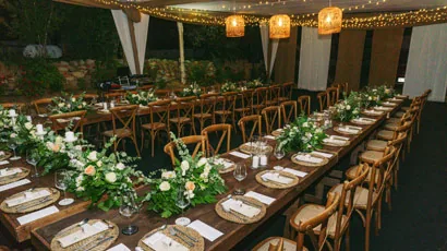 Mesa de matrimonio en Casona Distante
